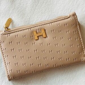 H by Halston Wallet with Gold Accents